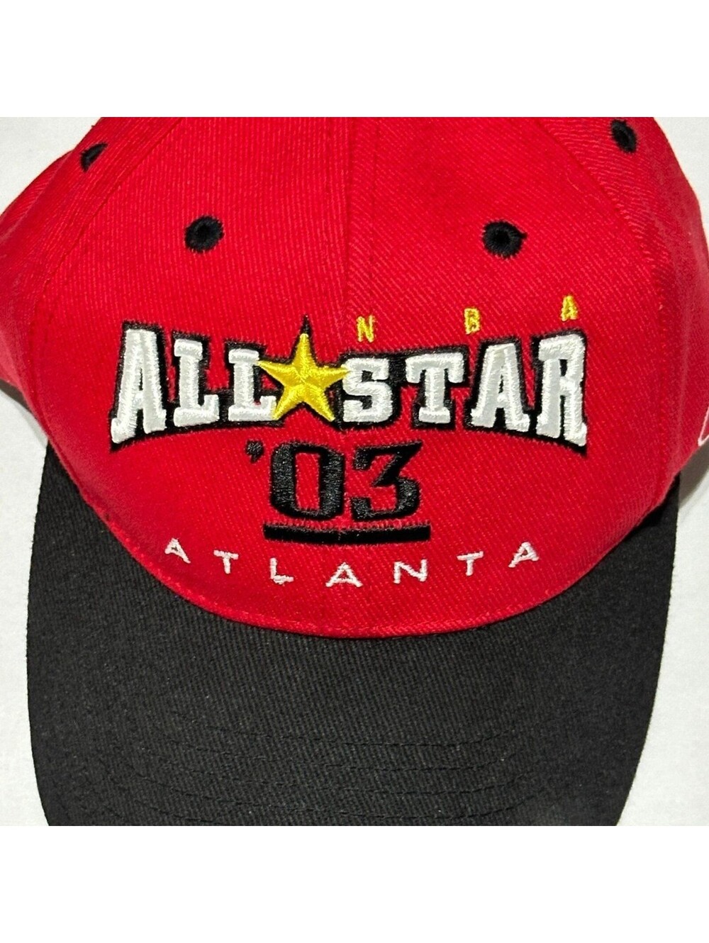 Vintage NBA All-Star Atlanta 2003 Hat Reebok Blue Orange Snapback Cap Rare